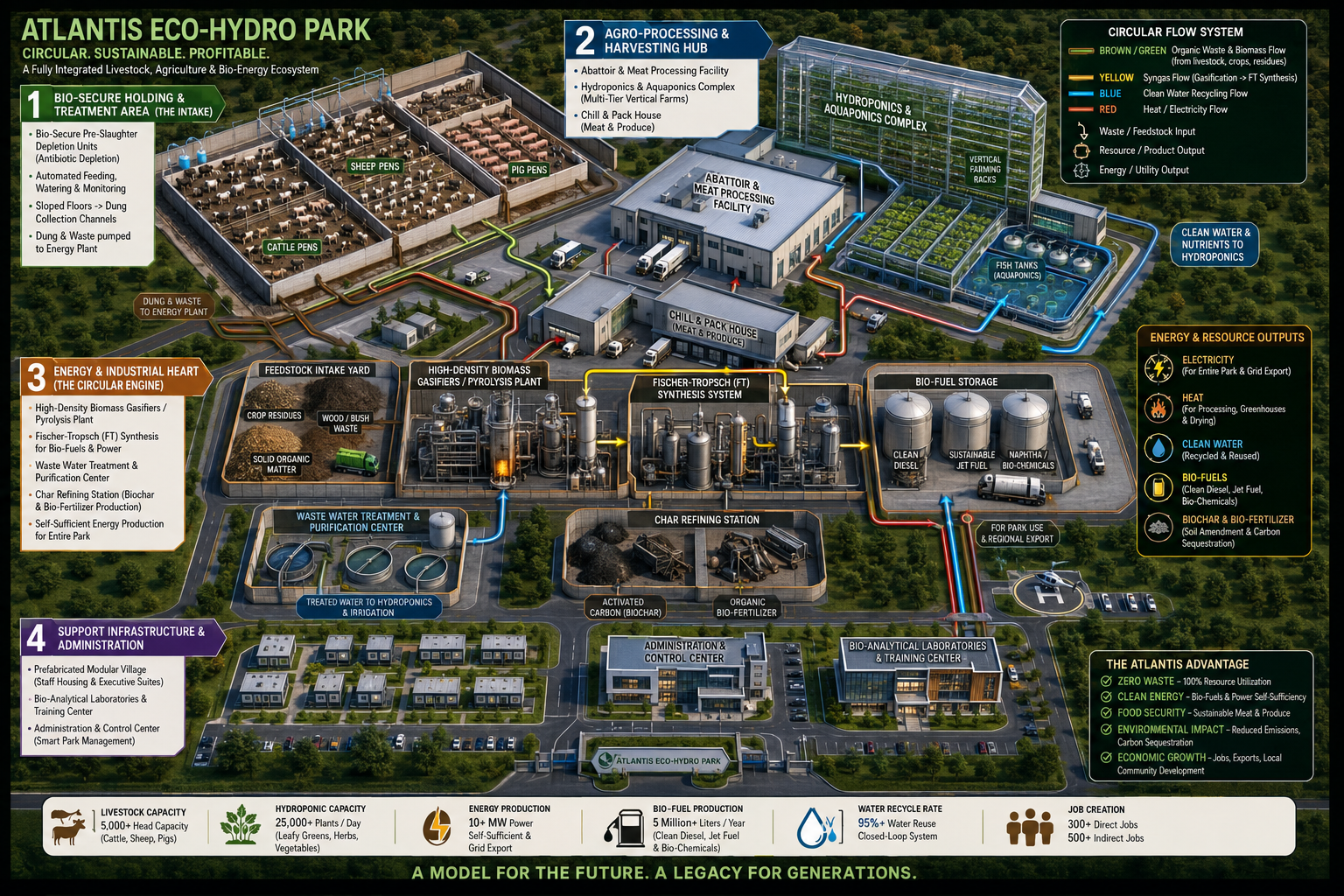 Atlantis Eco-Hydro Park Master Schematic